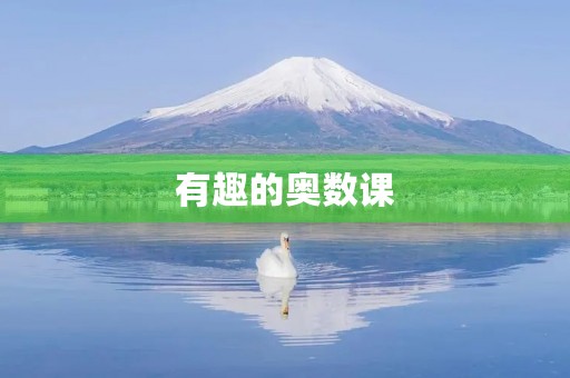 有趣的奥数课