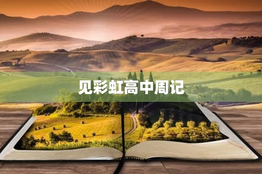 见彩虹高中周记