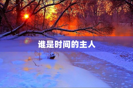 谁是时间的主人 谁是时间的主人