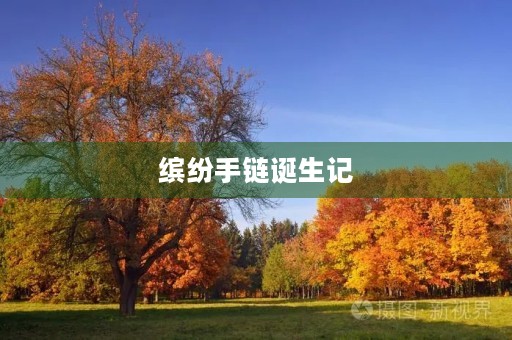 缤纷手链诞生记 缤纷手链诞生记