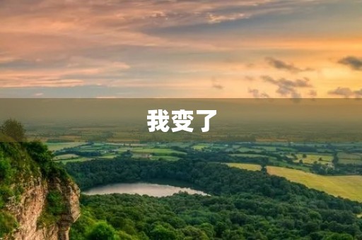 我变了 我变了