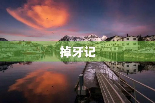 掉牙记 掉牙记