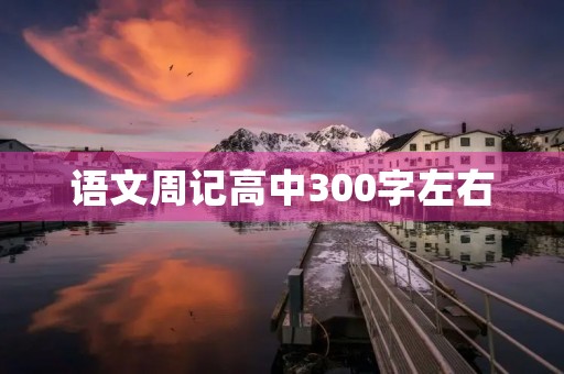 语文周记高中300字左右 语文周记高中300字左右