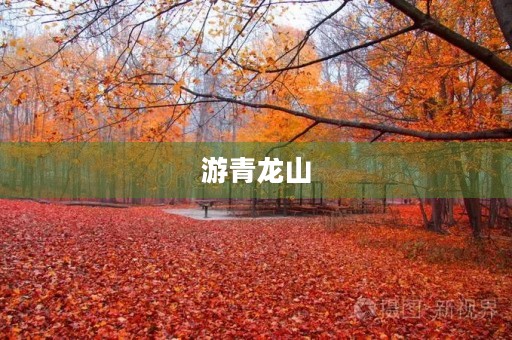 游青龙山 游青龙山