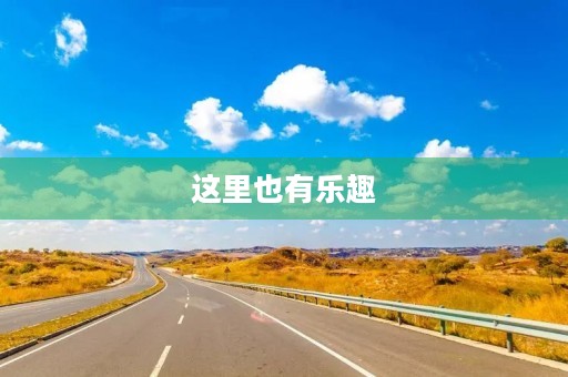 这里也有乐趣