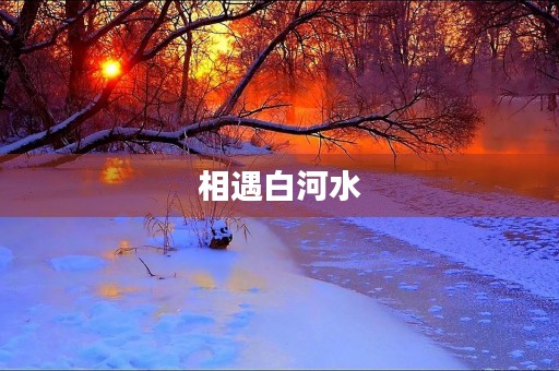 相遇白河水 相遇白河水