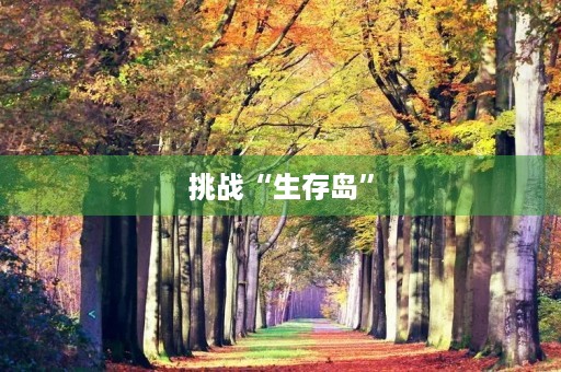 挑战“生存岛” 挑战“生存岛”