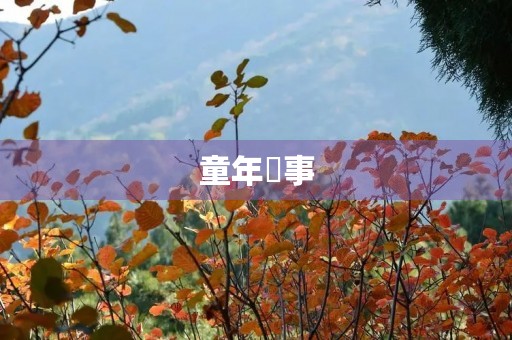 童年囧事