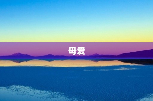 母爱 母爱