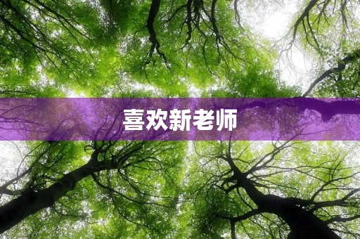喜欢新老师