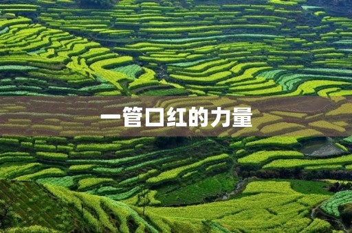 一管口红的力量