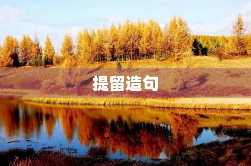 提留造句 提留造句