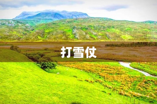 打雪仗 打雪仗