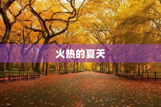 火热的夏天 火热的夏天