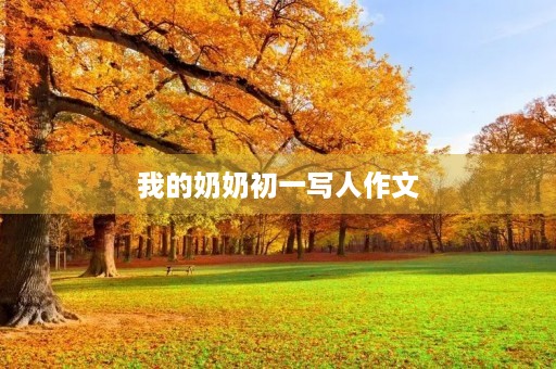 我的奶奶初一写人作文