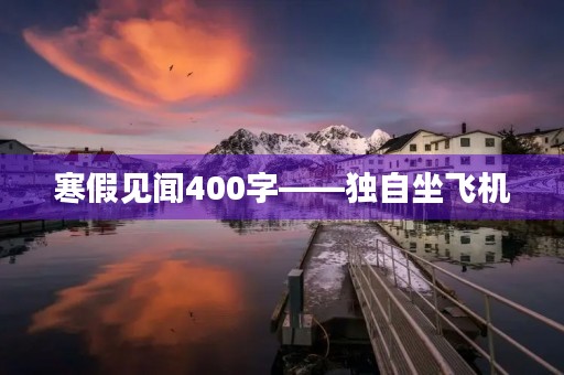 寒假见闻400字——独自坐飞机