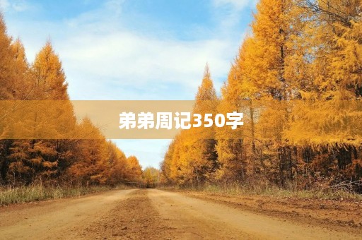 弟弟周记350字
