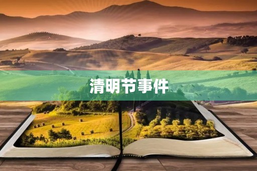 清明节事件