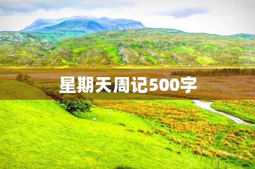 星期天周记500字 星期天周记500字