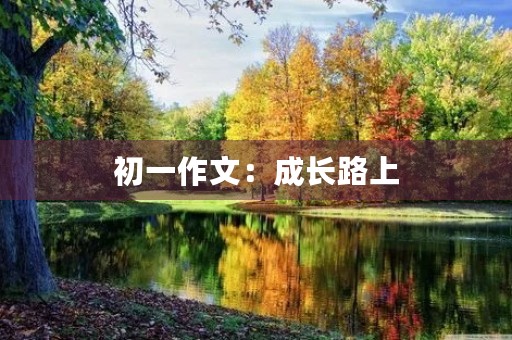 初一作文：成长路上
