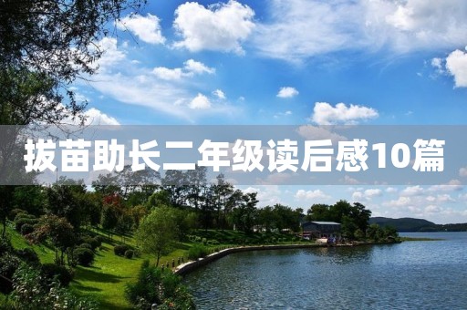 拔苗助长二年级读后感10篇 拔苗助长二年级读后感10篇