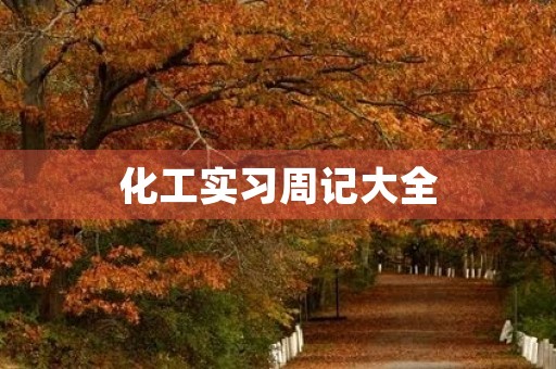 化工实习周记大全