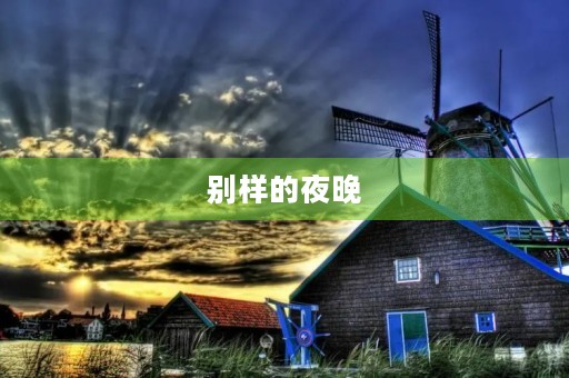 别样的夜晚 别样的夜晚