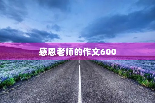 感恩老师的作文600 感恩老师的作文600
