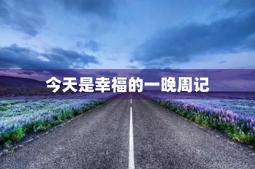 今天是幸福的一晚周记