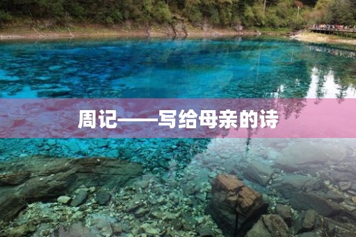 周记——写给母亲的诗 周记——写给母亲的诗