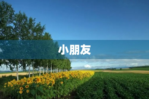 小朋友 小朋友