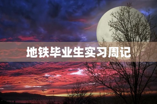 地铁毕业生实习周记 地铁毕业生实习周记