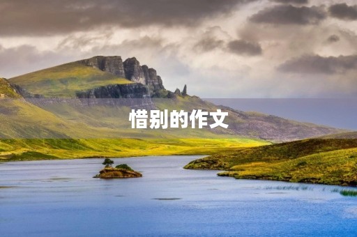 惜别的作文 惜别的作文