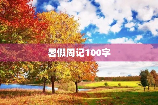 暑假周记100字 暑假周记100字