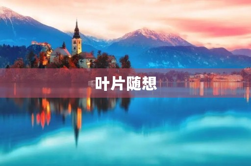 叶片随想