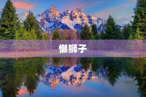 懒狮子