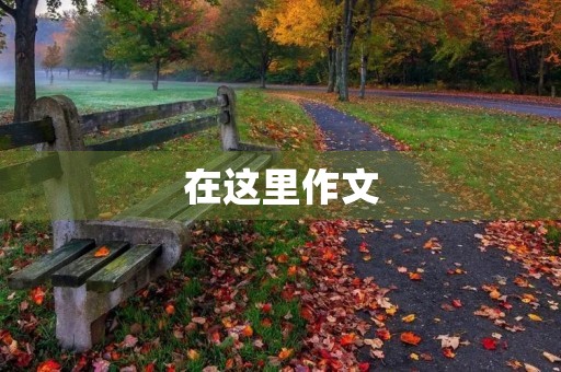 在这里作文 在这里作文