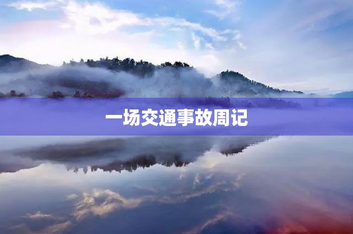 一场交通事故周记