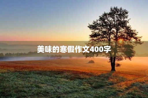 美味的寒假作文400字 美味的寒假作文400字