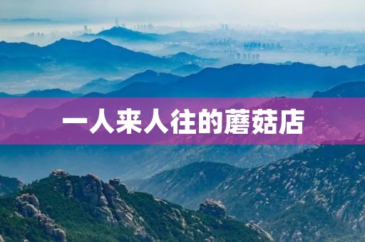 一人来人往的蘑菇店