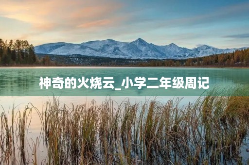 神奇的火烧云_小学二年级周记 神奇的火烧云_小学二年级周记