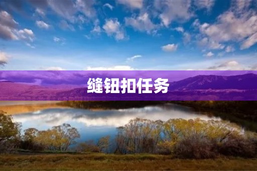 缝钮扣任务