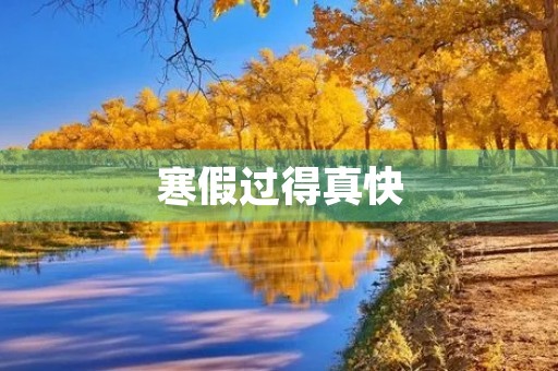 寒假过得真快