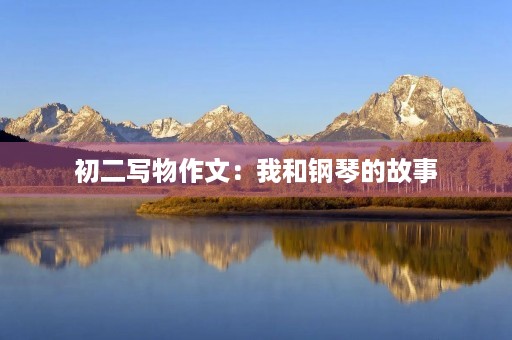 初二写物作文:我和钢琴的故事 初二写物作文:我和钢琴的故事