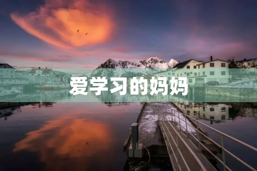 爱学习的妈妈