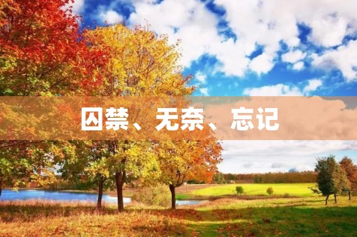 囚禁、无奈、忘记