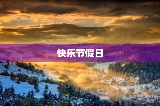 快乐节假日