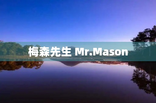 梅森先生 Mr.Mason