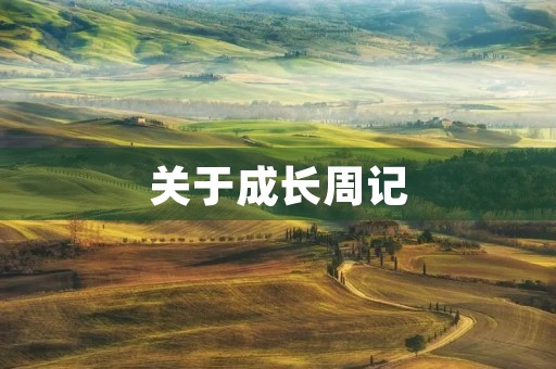 关于成长周记