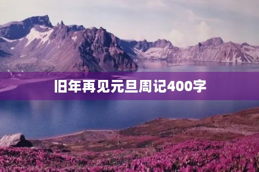旧年再见元旦周记400字 旧年再见元旦周记400字